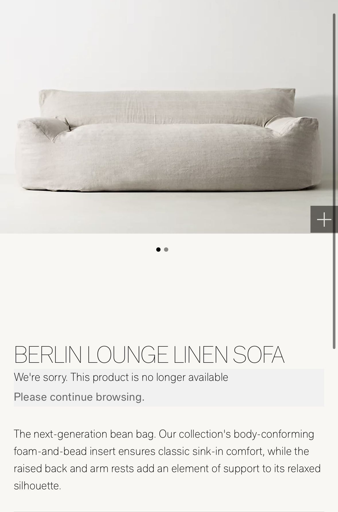 Restoration Hardware Chair Loveseat Lounge Ottoman 