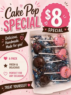 Fresh cake pops