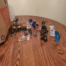 glass cat collection 