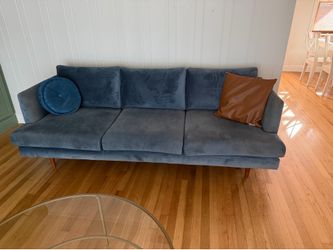 Blue couch