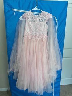Girls Pink Princess Dress
