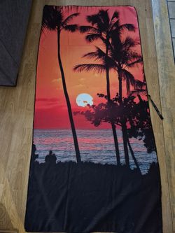 Tropical Sunset Beach Towel