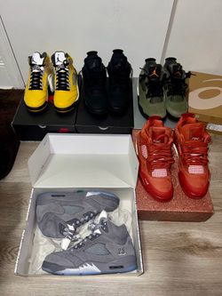Jordan 5 wolf grey size 10.5