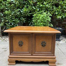 Vintage Salem House Wood End Side Table