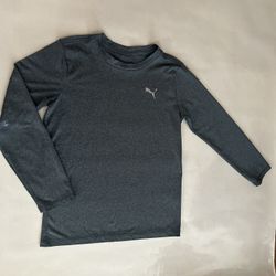 Boys Puma DRI Fit Long Sleeve T-Shirt Size M (10/12)