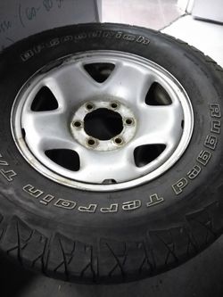 Tires and Rims for 1996 Toyota Tacoma Has few thousand miles threads