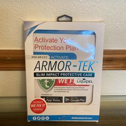 Ipad Air 2 9.7 Armor-Tek Military Spec Protective Clear Case —BRAND NEW!!