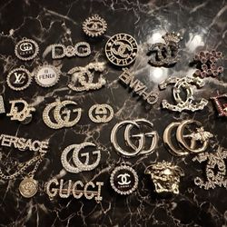 10 Pc Designer Croc Charms Set 