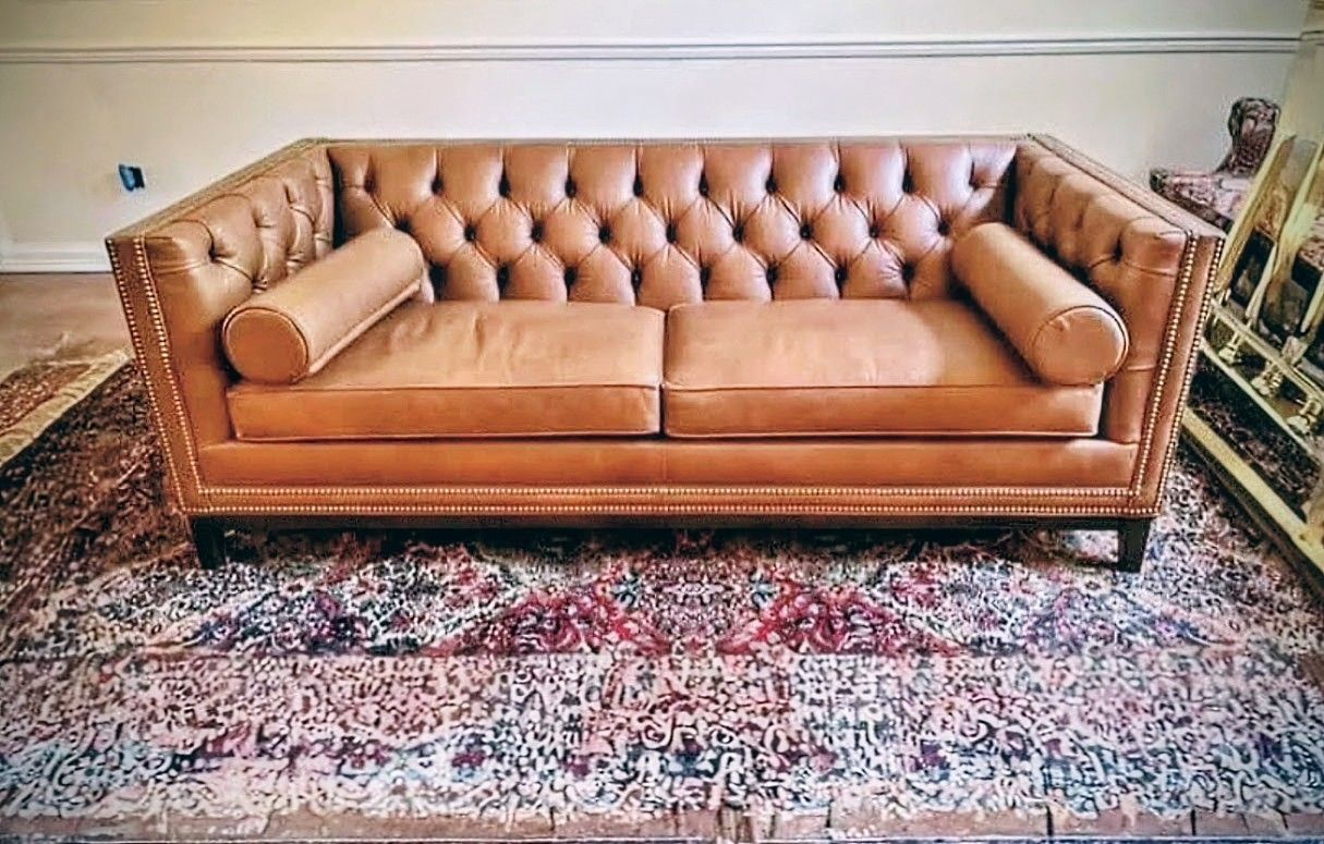 Gorgeous Ethan Allen Leather Sofa