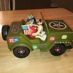 Collectible M&M Army Jeep