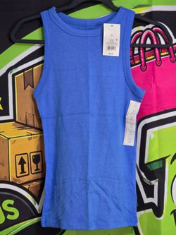 💙 A New Day Ribbed Tank Top - Size Small - NEW WITH TAGS 💙