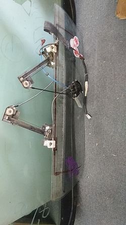 Honda del sol back window with motor and rails