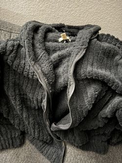 Women’s 1x Teddy Zip Up Sweater New 