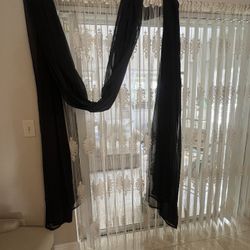 Black Scarf For Window (2 Pcs)$15.00 Each 