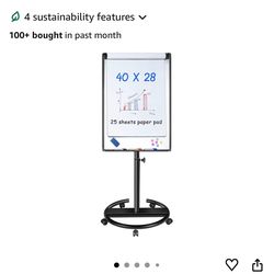 White board with wheels