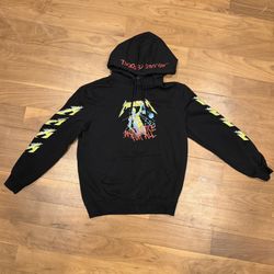 Metallica Hoodie "And Justice for All" H&M Vintage Black Hoodie, Size Small