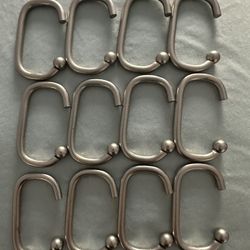 SHOWER CURTAIN HOOKS
