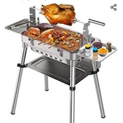 $70 HENGBO PORTABLE CHARCOAL SMOKER BBQ GRILL 