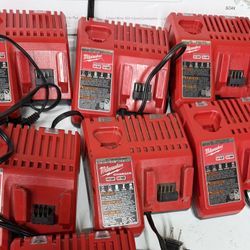 Milwaukee M12 M18 Rapid Charger  $25 Each Or $140 All 