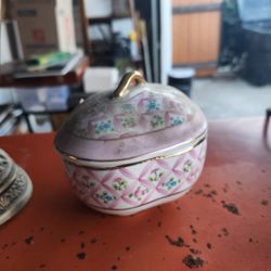 Small Porcelain Jar With Lid