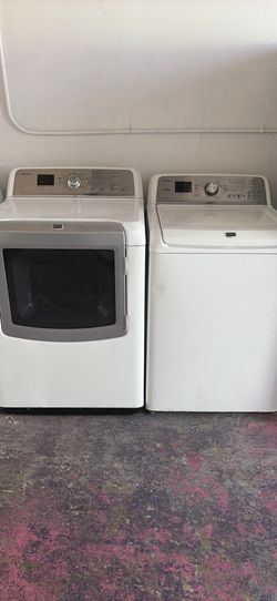 Washer and electric dryer