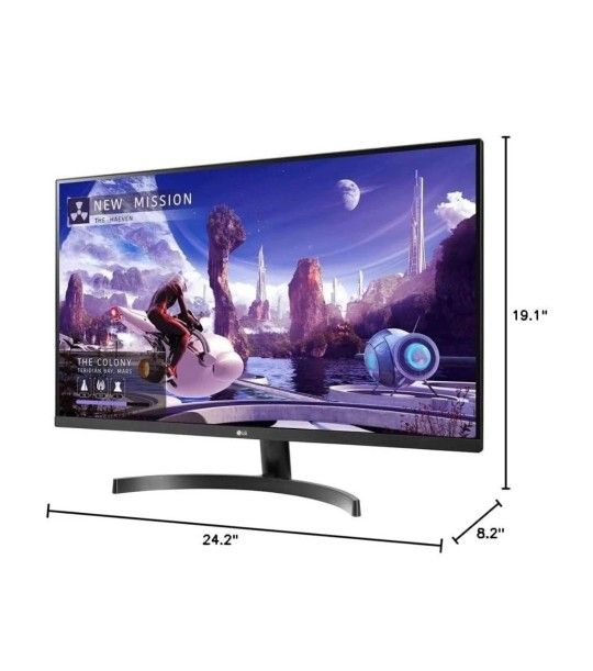 27 Inch Computer Monitor: LG 27QN600-B QHD