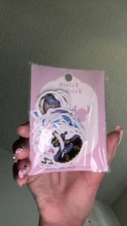Stitch stickers / some with angel