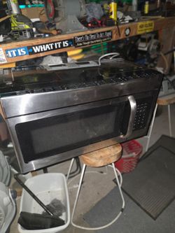 Frigidair above stove microwave