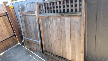 Fence and gate sections