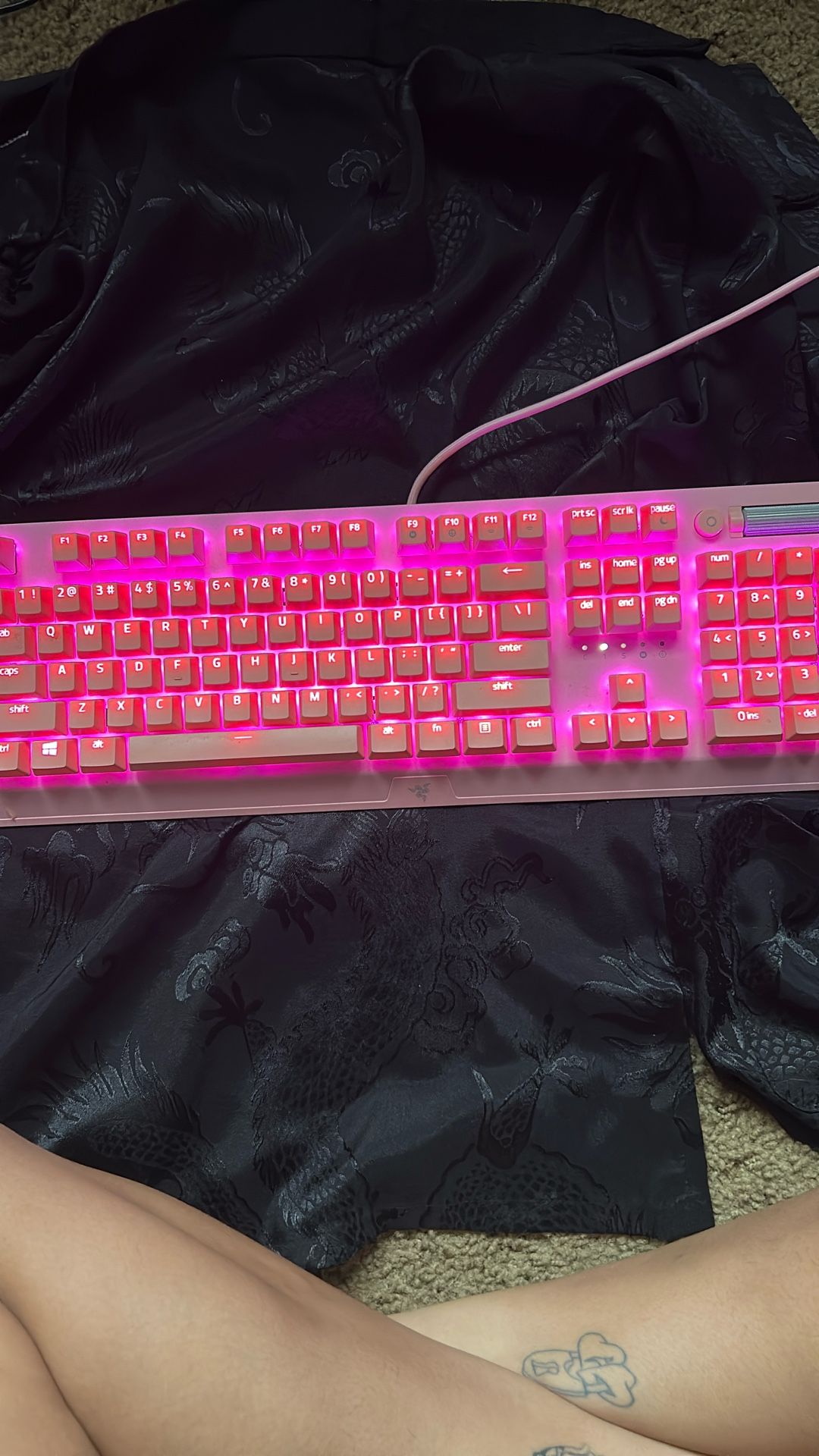 Pink RGB Keyboard
