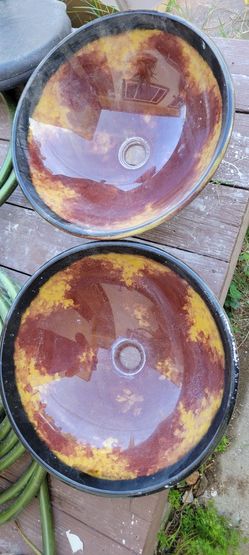 Over Counter Glass Sink Bowl