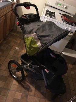 2 baby strollers