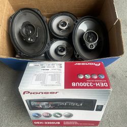 Car Stereo, Speakers, And Amp