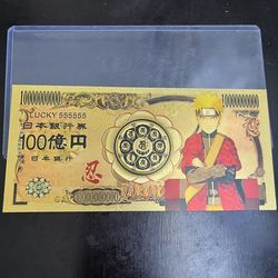 Naruto Rare Gold Card