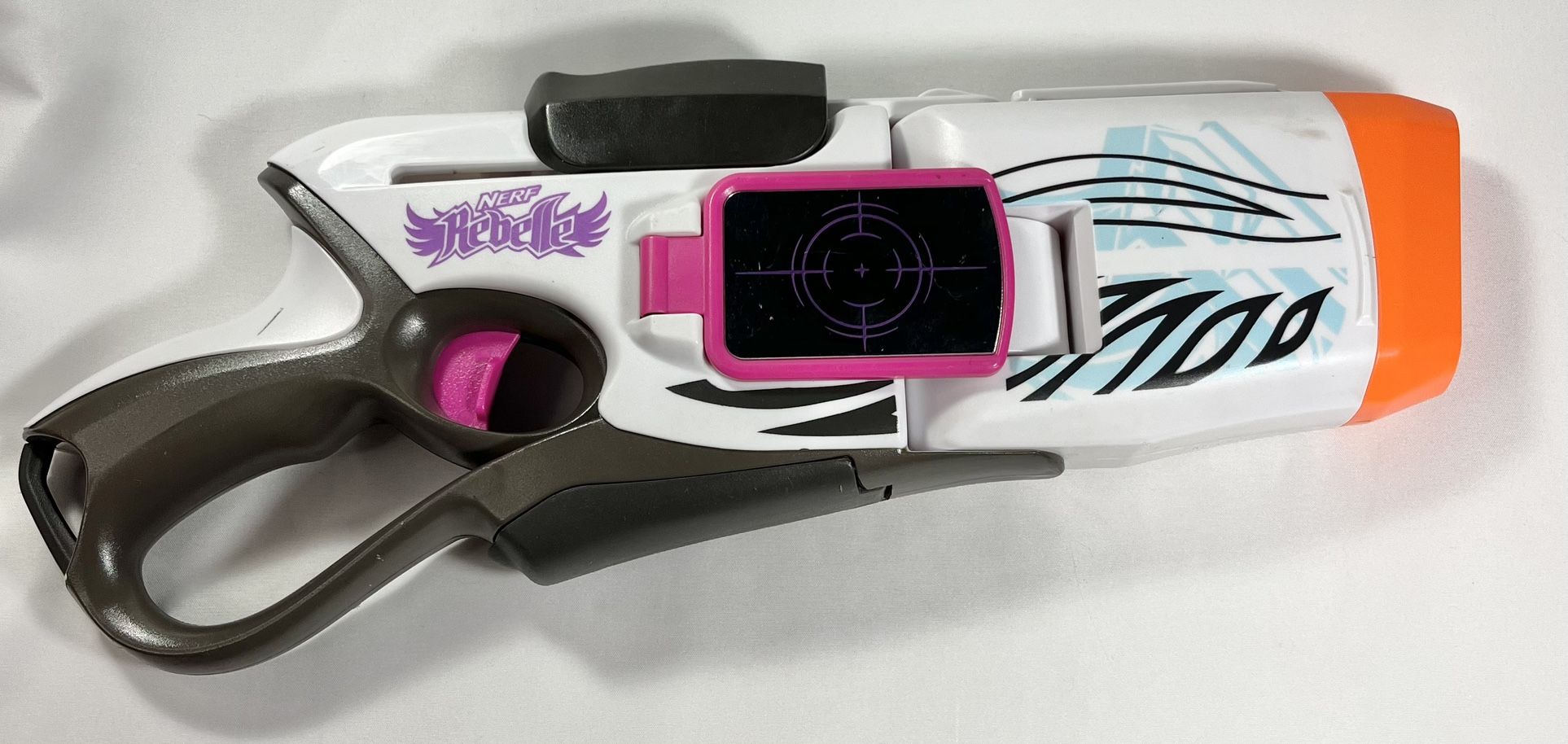 Nerf Rebelle 2015 Corner Sight Dart Blaster Pistol with Mirror Tested