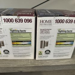 Small Exterior wall Mount LED Lanterns