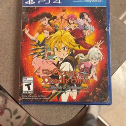 Seven Deadly Sins ( PlayStation 4) Game 