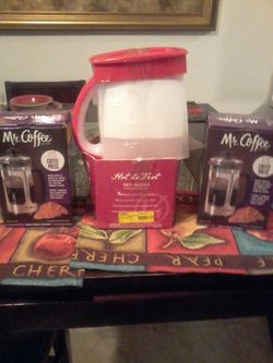 Mr. Coffee maker, Electric tea maker...$7.00 Each