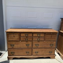 Solid Maple Wood Armoire / Dresser / Drawer - 2