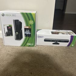 Fresh unopened Xbox 360 For Sell kiniect included 