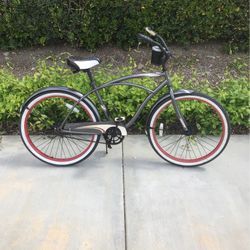 26” Huffy Cranbrook Men’s Dark Gray Beach Cruiser 