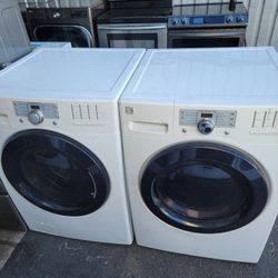 Kenmore Washer And Dryer Front Load Set Large Capacity 