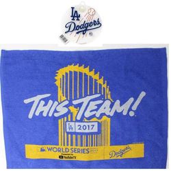 Los Angeles Dodgers 2017 World Series Rally Towel Game # 1 & Window Cling