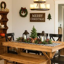Custom Designed Rustic Farmhouse Dining Tables.