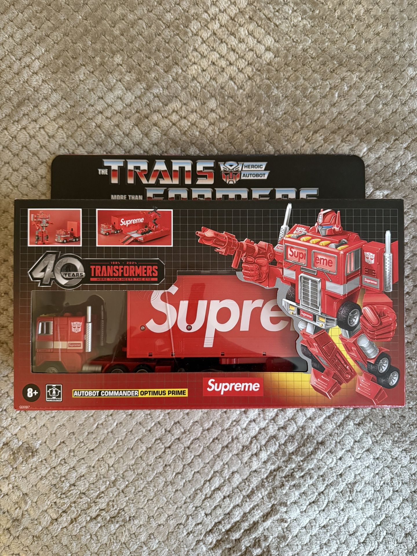 Supreme Transformers Optimus Prime Figure Red