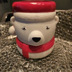 New Bath And Body Bear Santa Foam Soap Holder