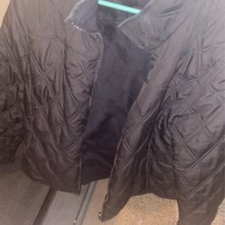 Designer Puffer With Fur Interior 