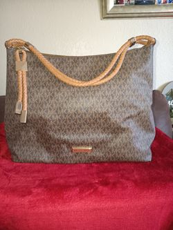 Michael Kors Signature Canvas Hobo Bag