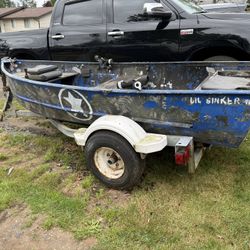 Fishing Boat And Trailer