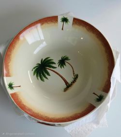 Palm Tree Design Dishes